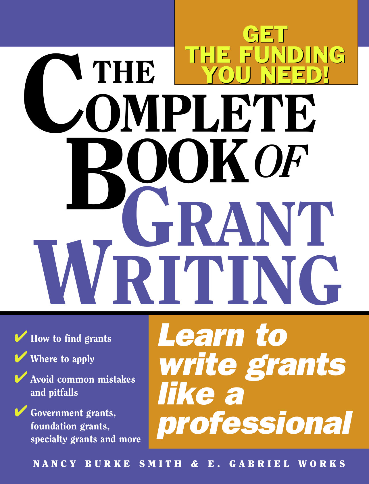 The Complete Book of Grant Writing cover